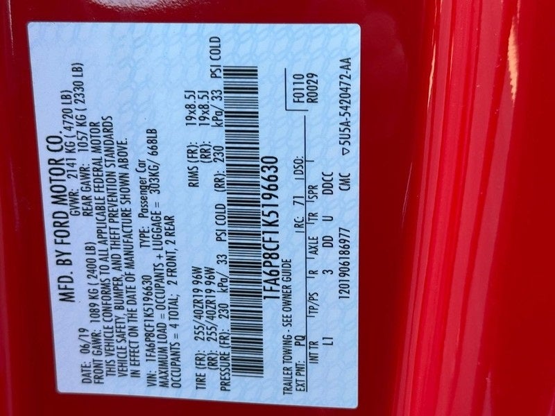 2019 Ford Mustang GT Premium CERTIFIED NEAR MILWAUKEE