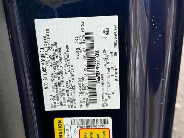 2015 Ford Mustang GT 50 Years Limited Edition