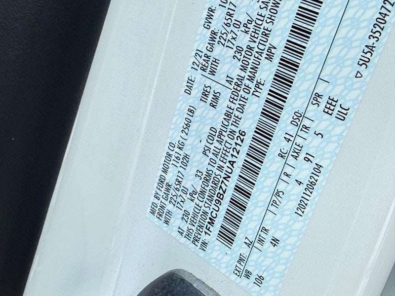 2022 Ford Escape SE Hybrid CERTIFIED HYBRID AWD