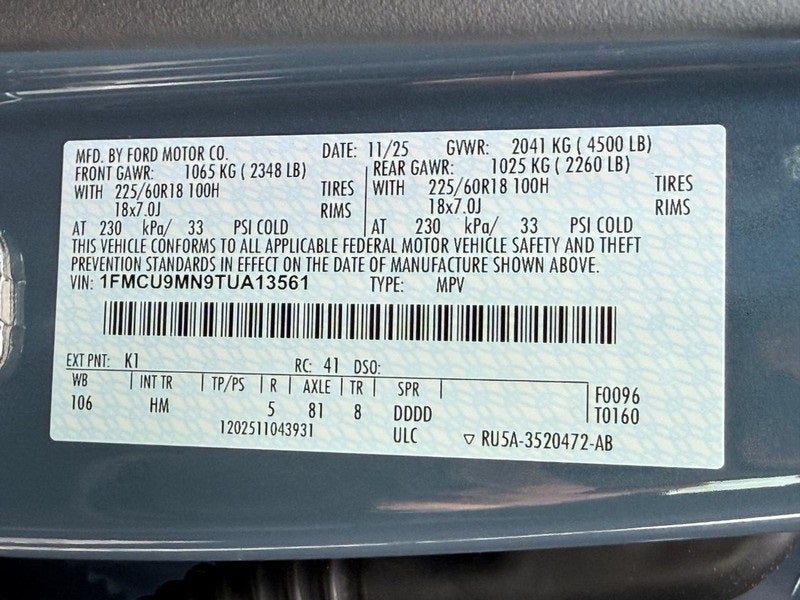 2026 Ford Escape ST-Line