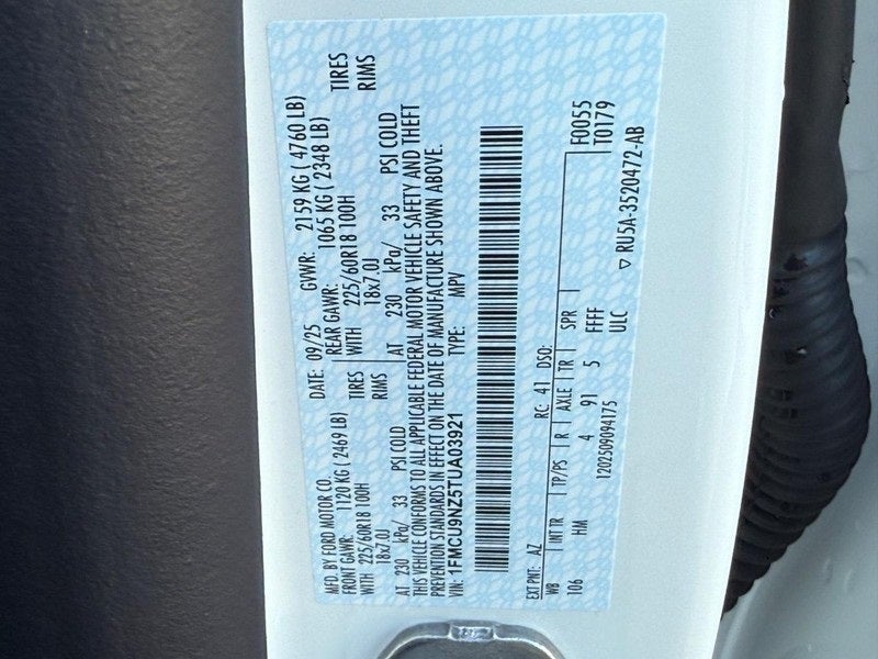 2026 Ford Escape Hybrid ST-Line Select