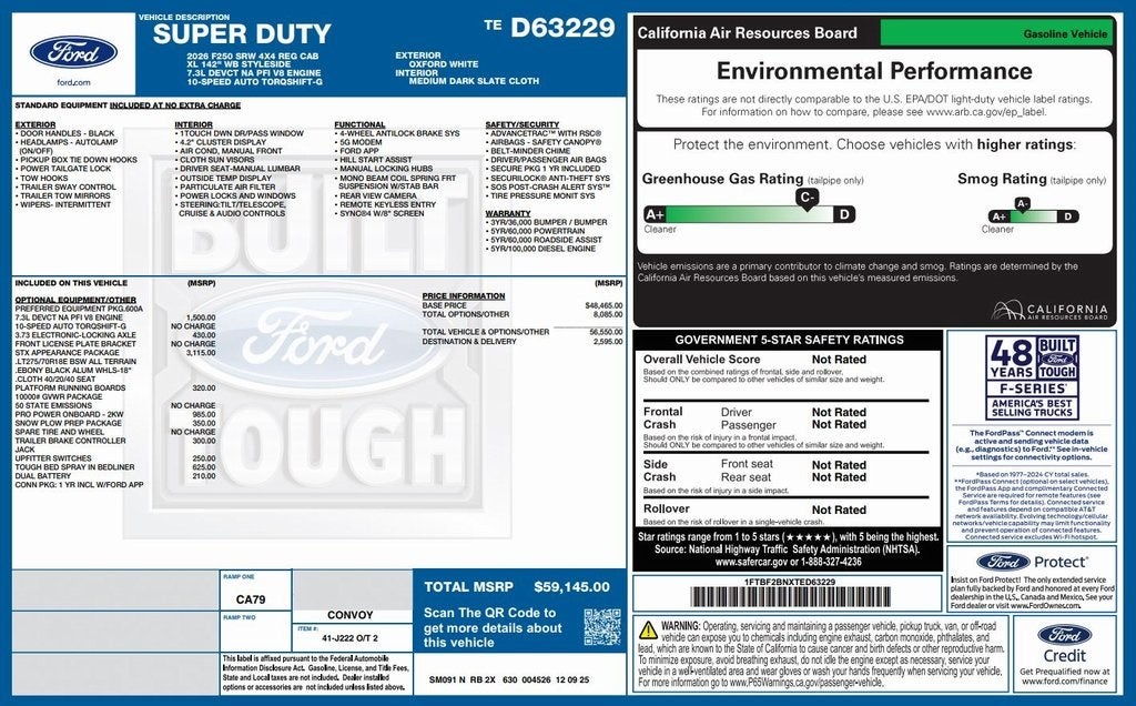 2026 Ford F-250SD XL STX PLOW PREP