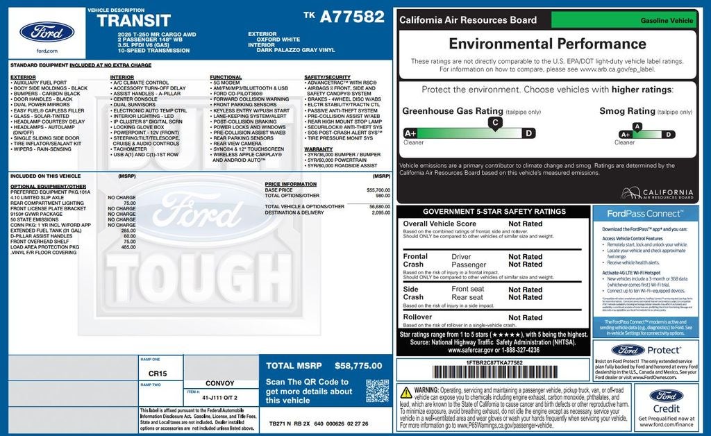 2026 Ford Transit-250 Base