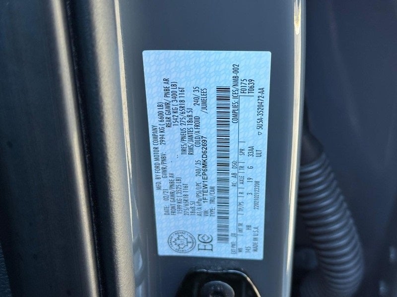 2021 Ford F-150 Lariat CERTIFIED Near Madison