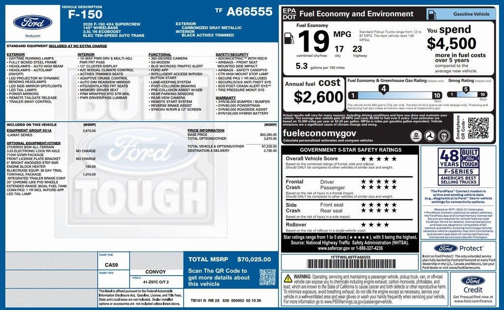 2026 Ford F-150 Lariat