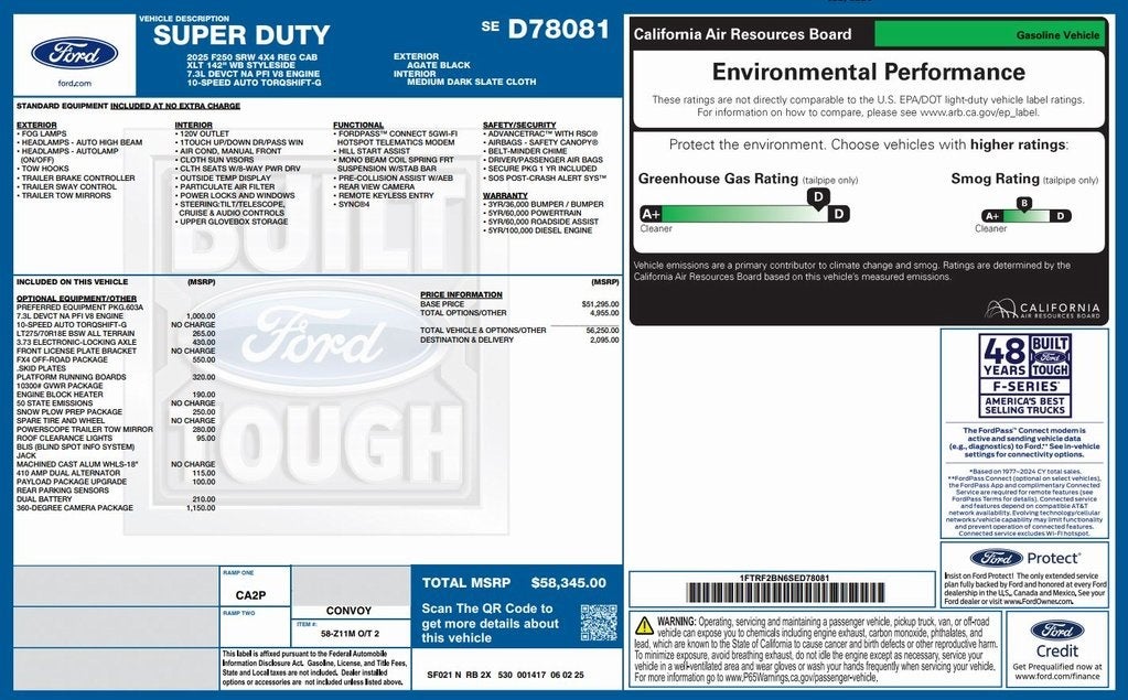 2025 Ford F-250SD XLT PLOW PREP