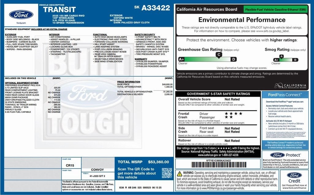 2025 Ford Transit-150 Mid Roof