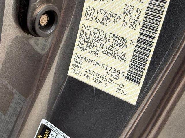 2017 Nissan Titan XD SV REGULAR CAB 4X4