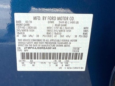 2024 Ford Edge SEL Sport Appearance Package