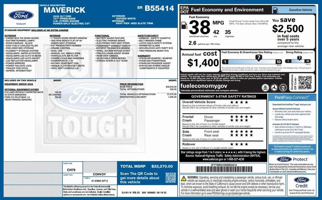 2025 Ford Maverick XLT