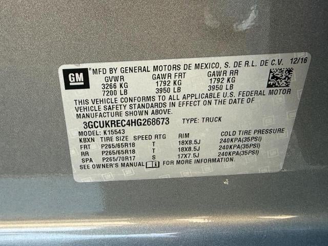 2017 Chevrolet Silverado 1500 LT LT2