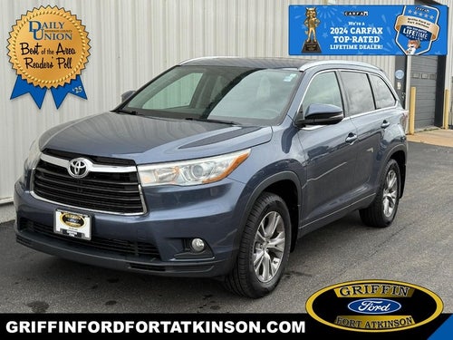 2015 Toyota Highlander XLE V6 3RD ROW SEAT SUV Near Milwaukee