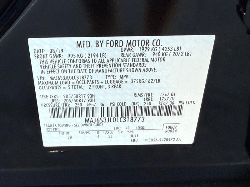 2020 Ford EcoSport SES Certified AWD Near Madison