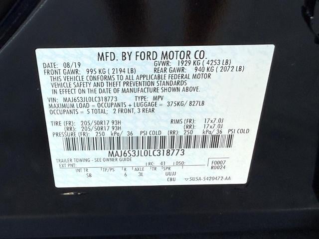 2020 Ford EcoSport SES Certified AWD Near Madison