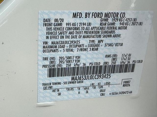 2020 Ford EcoSport SES Certified 1 Owner 4WD